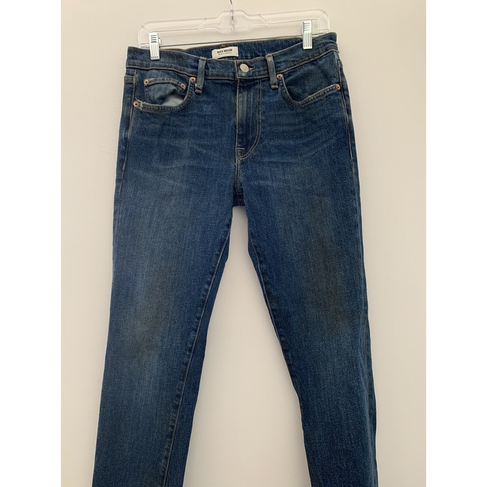Buck Mason Jeans Slim Fit Blue Denim Sz 30 X 33.5